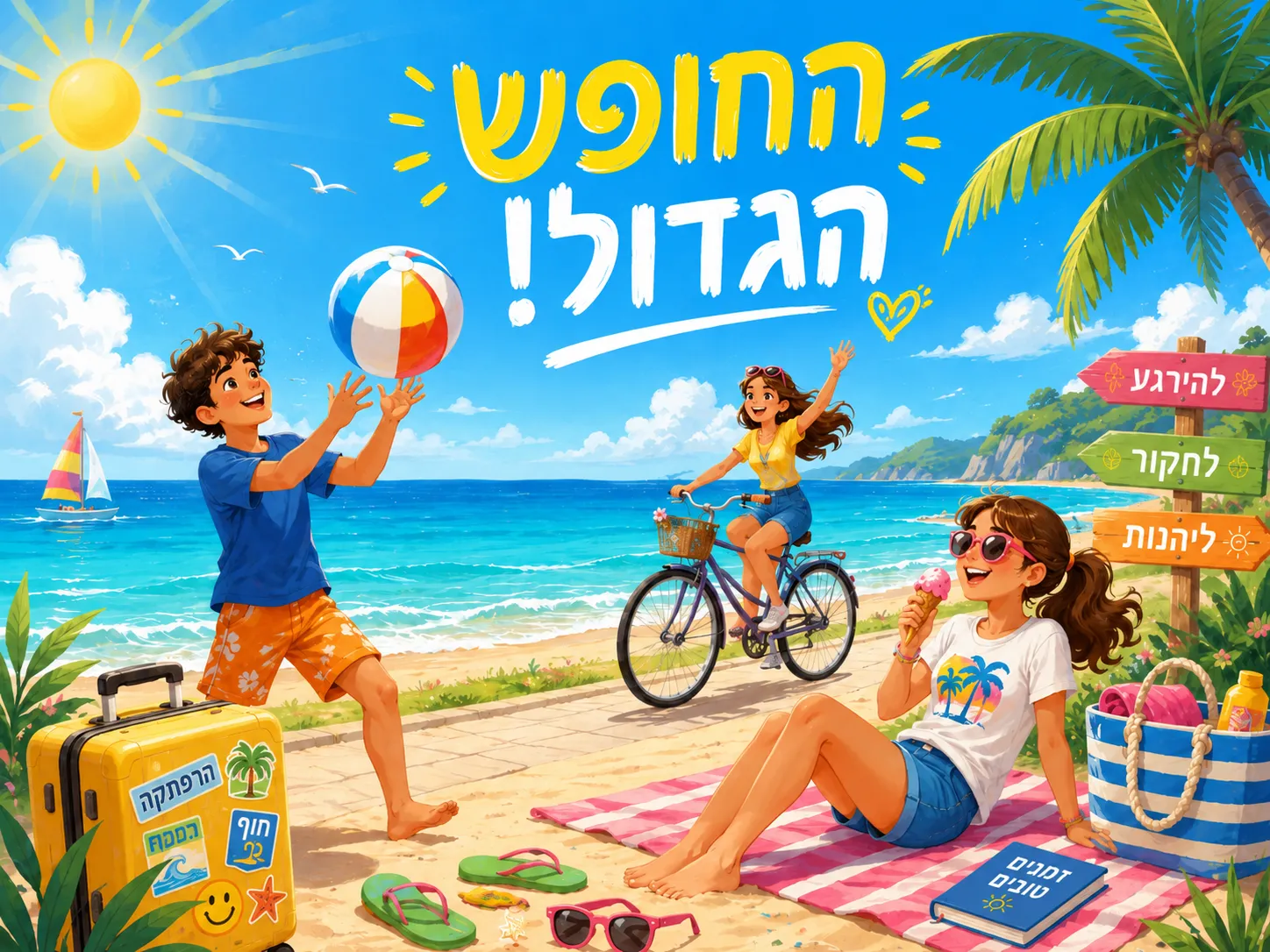 החופש הגדול – זמן ליהנות, לנסות דברים חדשים ולא להשתעמם